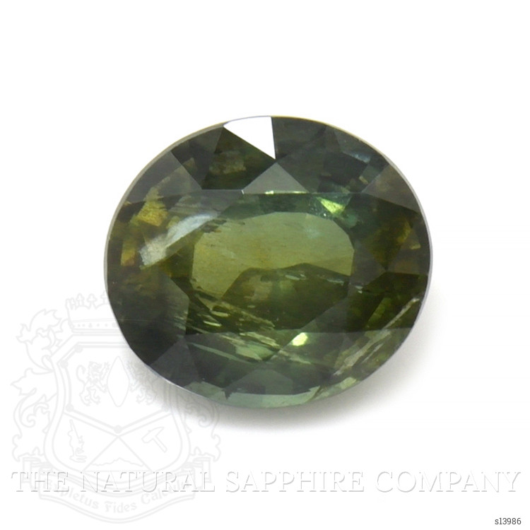 0.64 Ct. Yellowish Green Sapphire from Madagascar