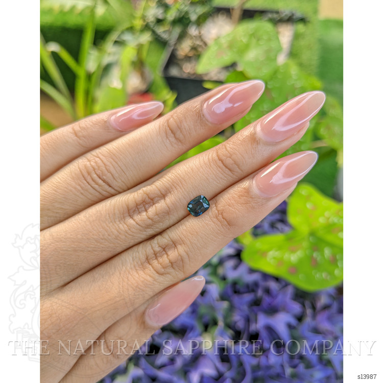 0.78 Ct. Greenish Blue Sapphire from Madagascar