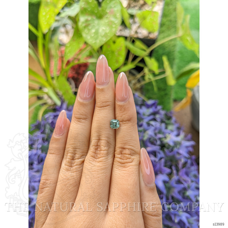 1.12 Ct. Green Sapphire from Madagascar