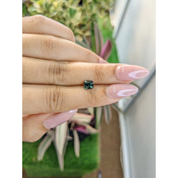 1.14 Ct. Bluish Green Sapphire from Madagascar Life Style