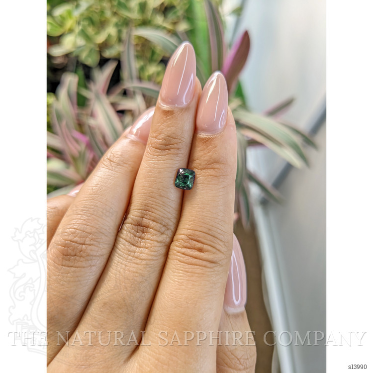 1.14 Ct. Bluish Green Sapphire from Madagascar