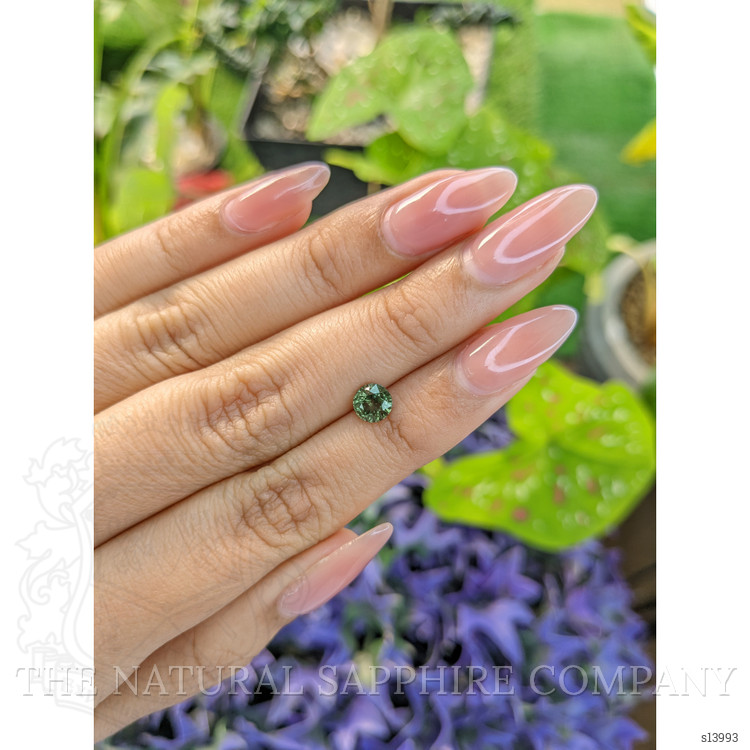 0.99 Ct. Green Sapphire from Madagascar
