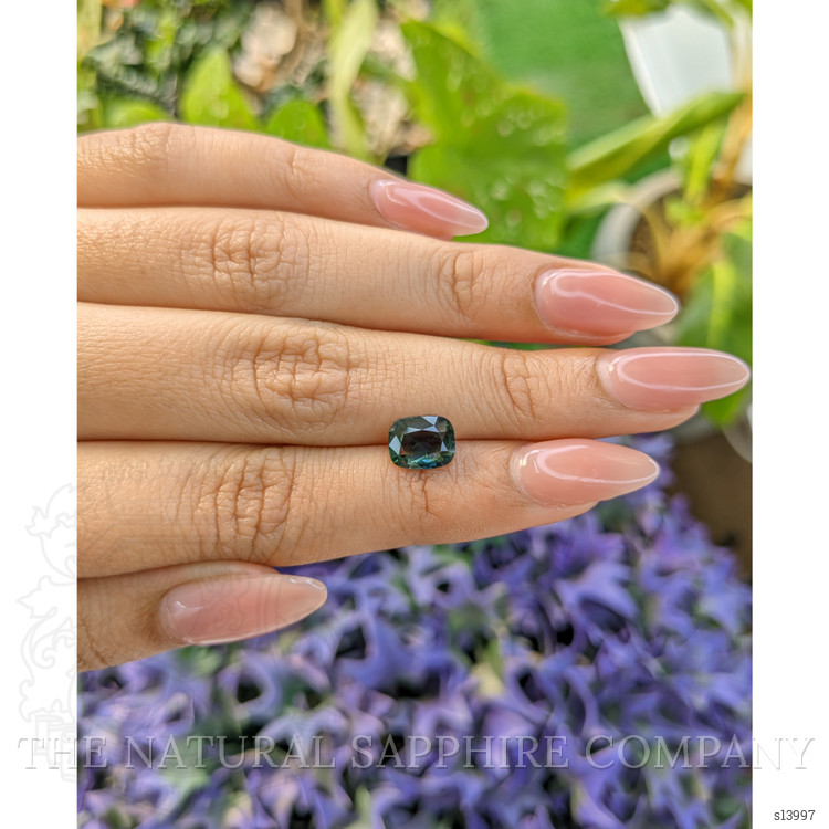 2.03 Ct. Bluish Green Sapphire from Madagascar