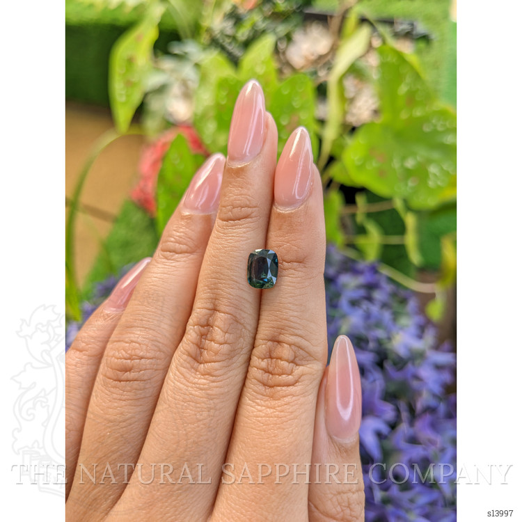 2.03 Ct. Bluish Green Sapphire from Madagascar