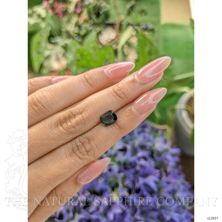 2.03 Ct. Bluish Green Sapphire from Madagascar