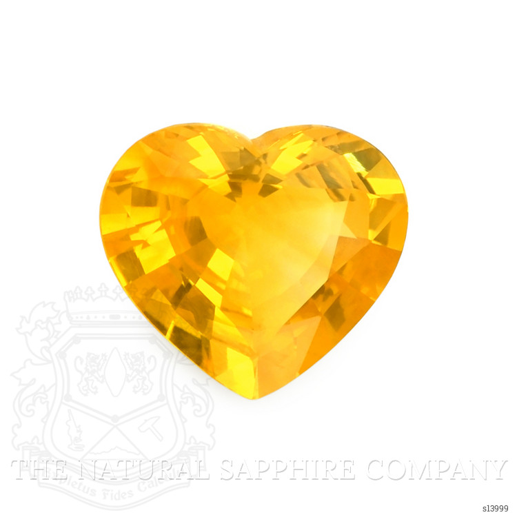 4.71 Ct. Orangish Yellow Sapphire from Ceylon (Sri Lanka)