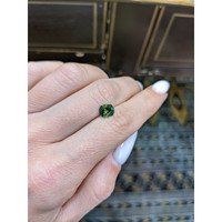 1.26 Ct. Green Sapphire from Australia Life Style