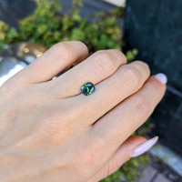 1.26 Ct. Green Sapphire from Australia Life Style