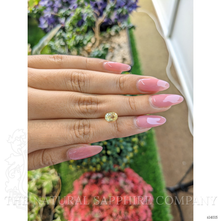 1.65 Ct. Yellow Sapphire from Ceylon (Sri Lanka)