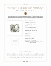 1.18 Ct. Yellow Sapphire from Ceylon (Sri Lanka) Scan Report