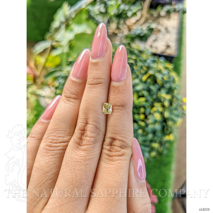 0.89 Ct. Yellow Sapphire from Ceylon (Sri Lanka)