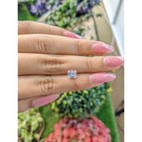 1.23 Ct. White Sapphire from Ceylon (Sri Lanka) Life Style