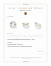 2.60 Ct. Yellow Sapphire from Ceylon (Sri Lanka) Appraisal