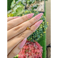 1.20 Ct. Yellowish Orange Sapphire from Ceylon (Sri Lanka) Life Style