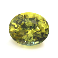 2.06 Ct. Yellowish Green Sapphire from Ceylon (Sri Lanka) Video