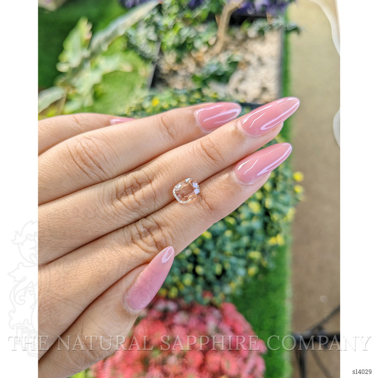 1.70 Ct. Peach Sapphire from Ceylon (Sri Lanka)