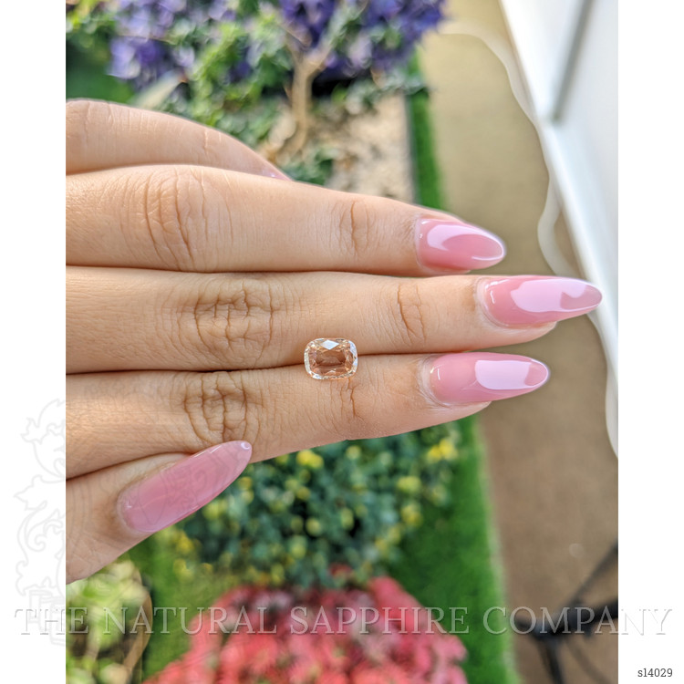 1.70 Ct. Peach Sapphire from Ceylon (Sri Lanka)