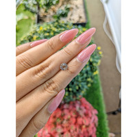 1.21 Ct. Peach Sapphire from Ceylon (Sri Lanka) Life Style
