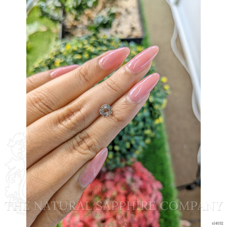 1.21 Ct. Peach Sapphire from Ceylon (Sri Lanka)