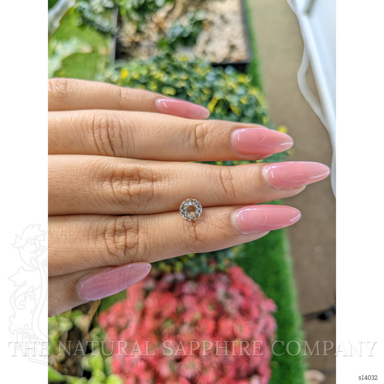 1.21 Ct. Peach Sapphire from Ceylon (Sri Lanka)