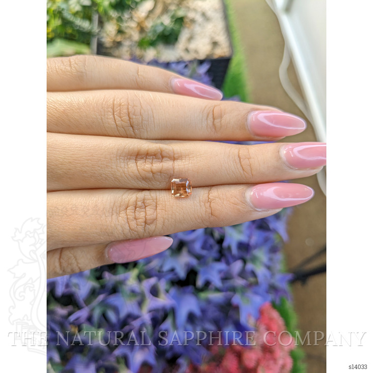 1.12 Ct. Orangish Brown Sapphire from Ceylon (Sri Lanka)
