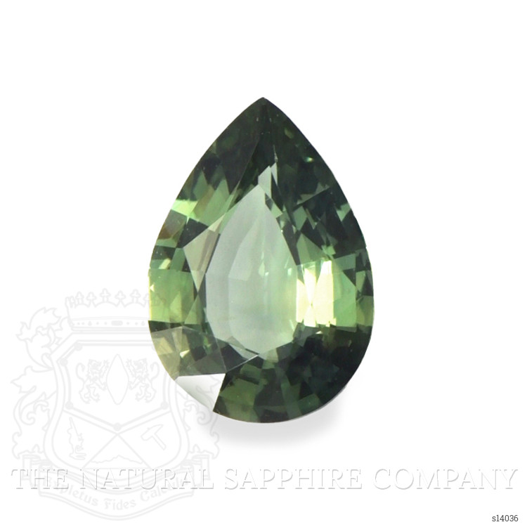 0.68 Ct. Green Sapphire from Ceylon (Sri Lanka)
