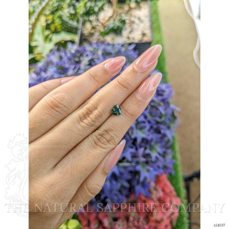 1.14 Ct. Green Sapphire from Ceylon (Sri Lanka)