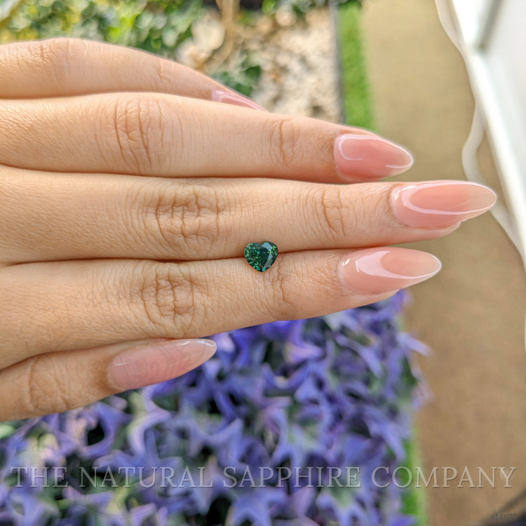 1.14 Ct. Green Sapphire from Ceylon (Sri Lanka)