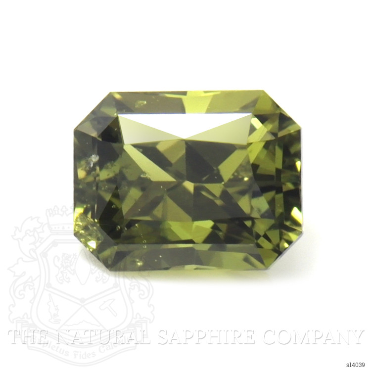 1.13 Ct. Yellowish Green Sapphire from Ceylon (Sri Lanka)