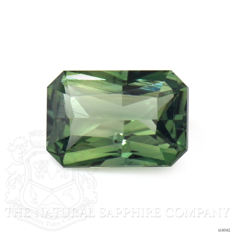 0.87 Ct. Green Sapphire from Ceylon (Sri Lanka)
