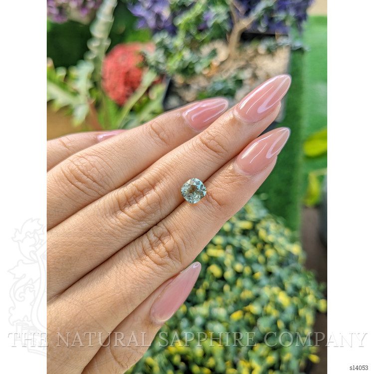 2.02 Ct. Yellowish Green Sapphire from Ceylon (Sri Lanka)