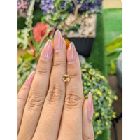 0.96 Ct. Yellowish Brown Sapphire from Ceylon (Sri Lanka) Life Style