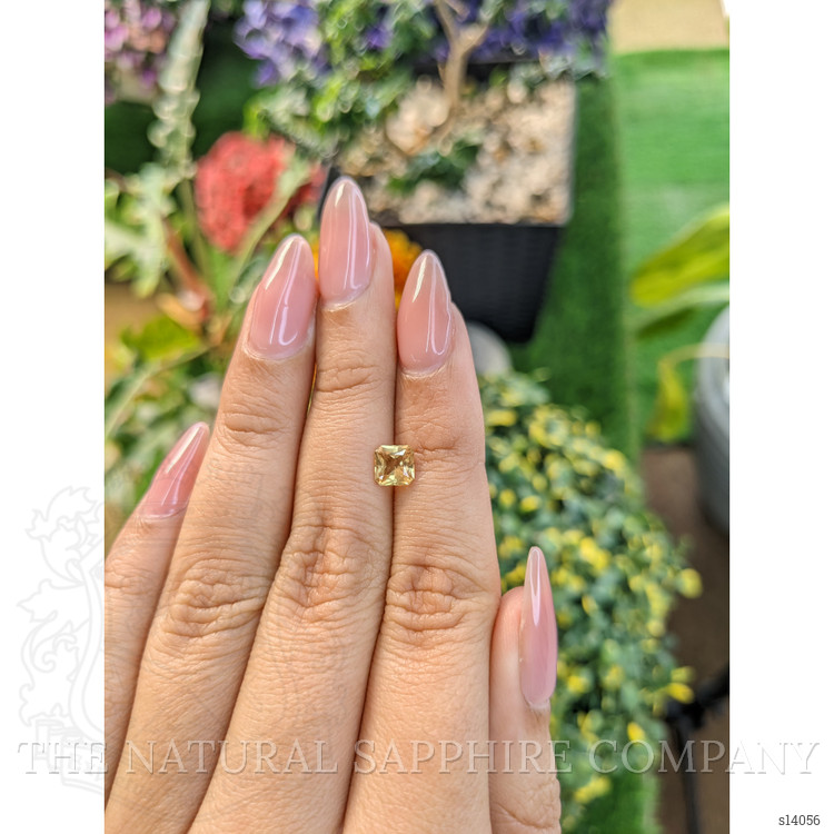 0.96 Ct. Yellowish Brown Sapphire from Ceylon (Sri Lanka)