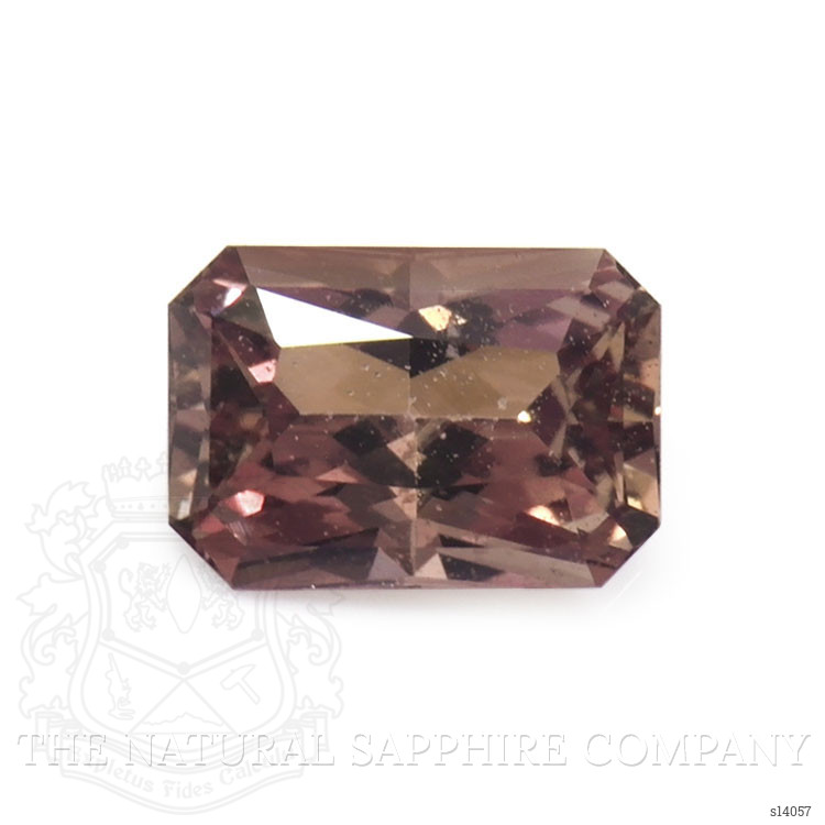 0.82 Ct. Pinkish Brown Sapphire from Ceylon (Sri Lanka)