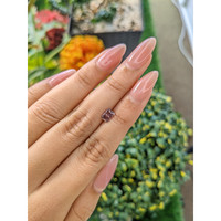 0.82 Ct. Pinkish Brown Sapphire from Ceylon (Sri Lanka) Life Style