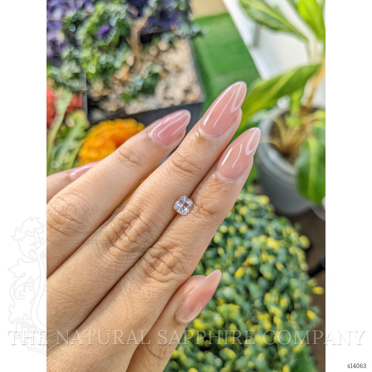 0.76 Ct. Peach Sapphire from Ceylon (Sri Lanka)