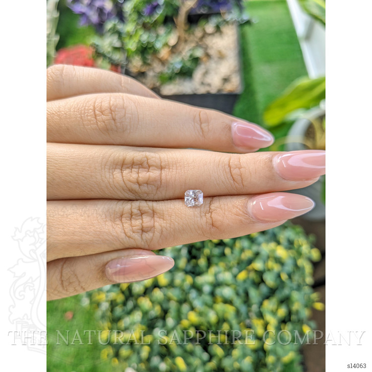 0.76 Ct. Peach Sapphire from Ceylon (Sri Lanka)