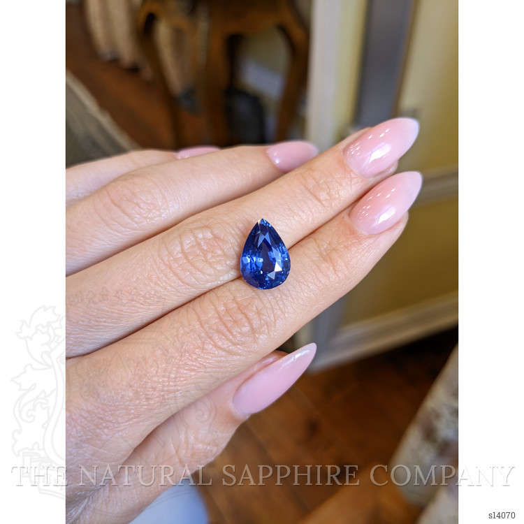 6.05 Ct. Blue Sapphire from Ceylon (Sri Lanka)