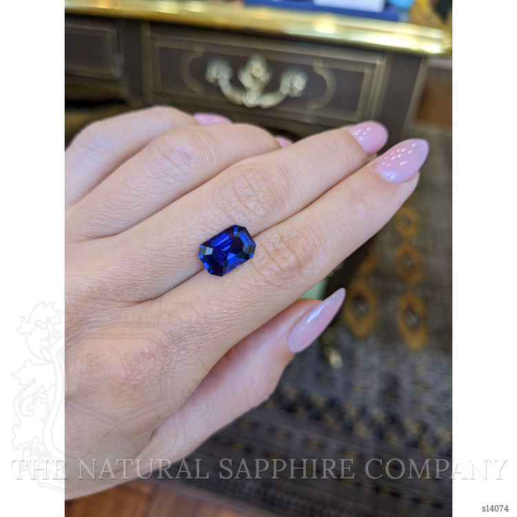 4.02 Ct. Blue Sapphire from Ceylon (Sri Lanka)