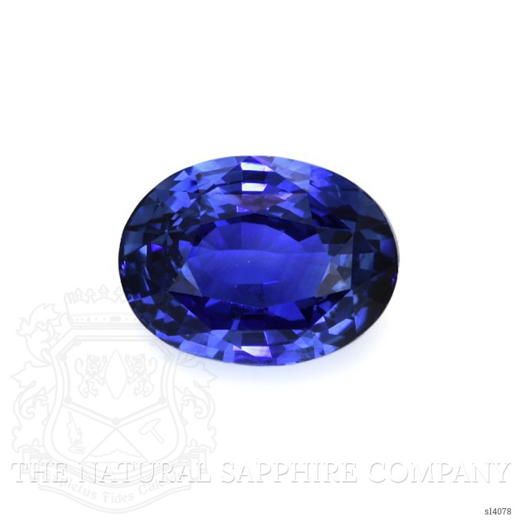 4.13 Ct. Blue Sapphire from Ceylon (Sri Lanka)