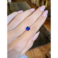 1.47 Ct. Blue Sapphire from Ceylon (Sri Lanka) Life Style