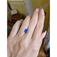1.65 Ct. Blue Sapphire from Ceylon (Sri Lanka) Life Style