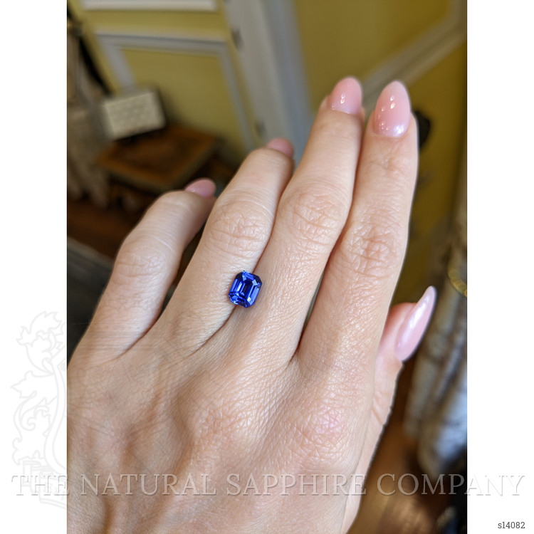 1.65 Ct. Blue Sapphire from Ceylon (Sri Lanka)