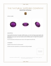 7.13 Ct. Sapphire from Madagascar Appraisal