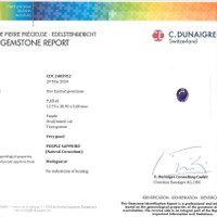7.13 Ct. Sapphire from Madagascar Scan Report