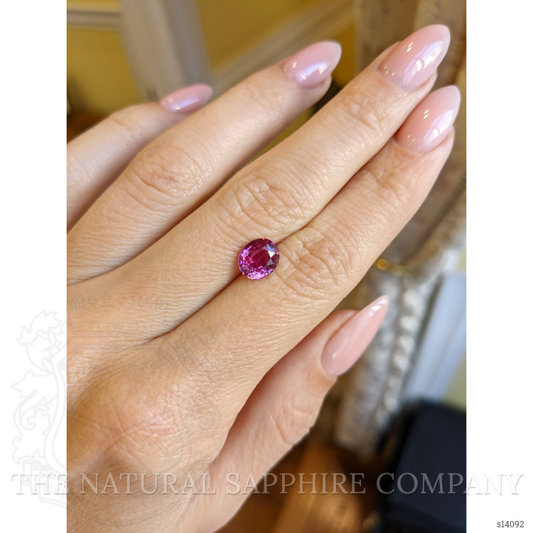2.04 Ct. Purplish Pink Sapphire from Ceylon (Sri Lanka)