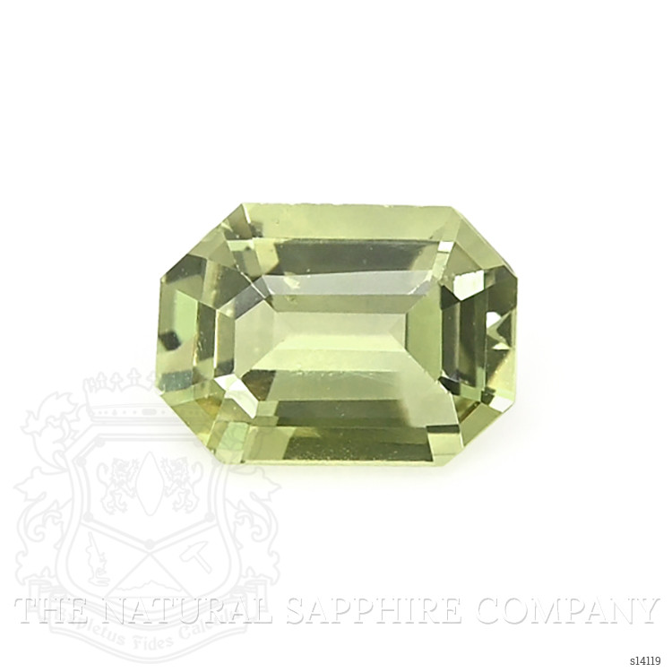 0.87 Ct. Green Sapphire from Ceylon (Sri Lanka)