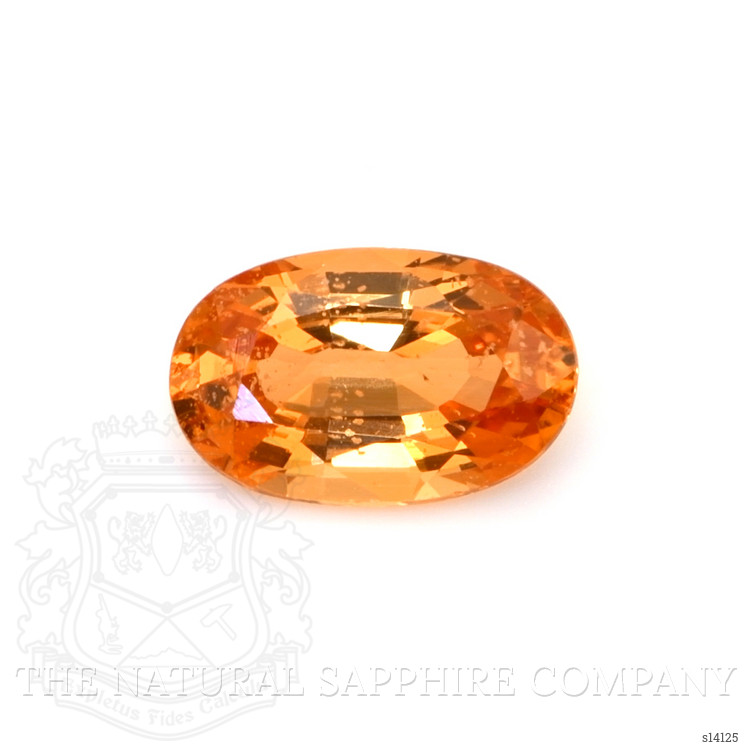 0.94 Ct. Orange Sapphire from Ceylon (Sri Lanka)