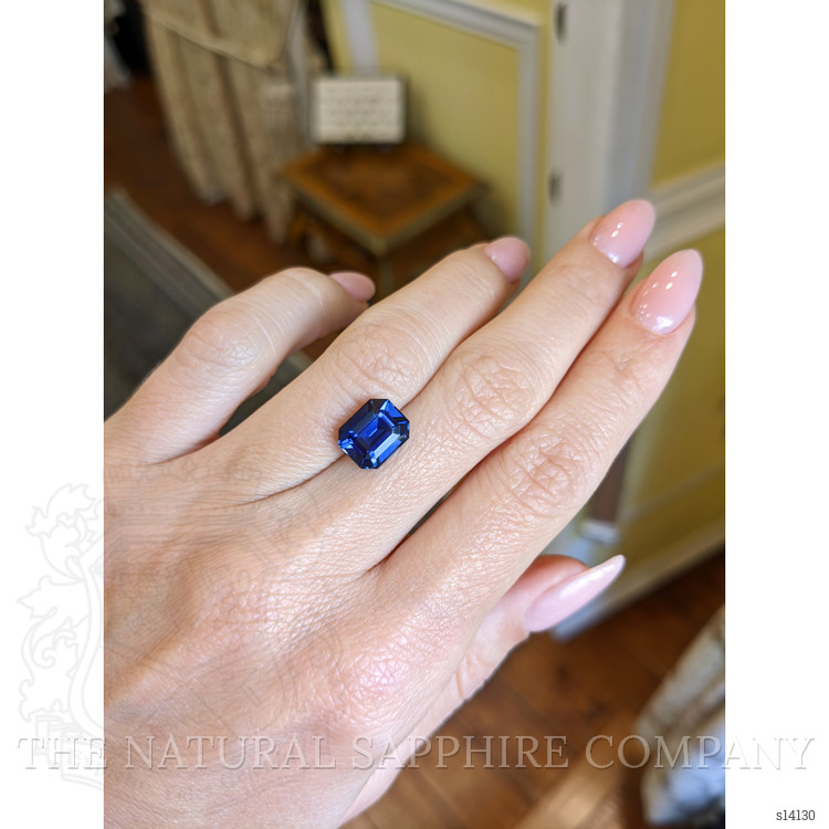 4.02 Ct. Blue Sapphire from Ceylon (Sri Lanka)