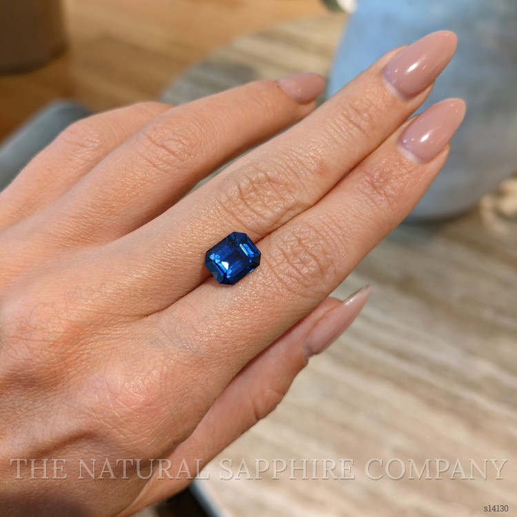 4.02 Ct. Blue Sapphire from Ceylon (Sri Lanka)